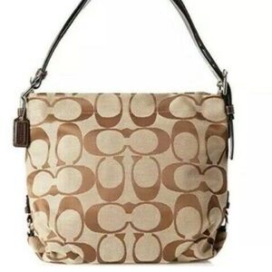 24CM SIGNATURE DUFFLE (COACH F15067)
GOLD/KHAKI